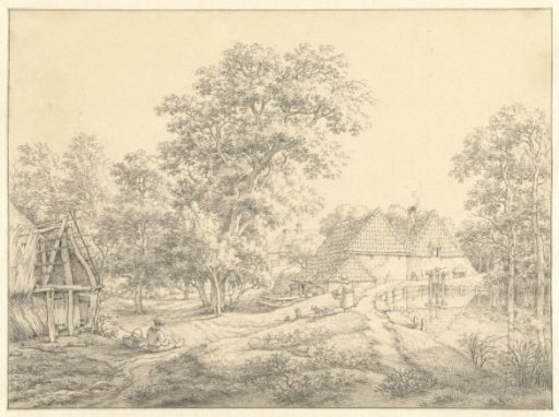 Landscape with Farmhouses
