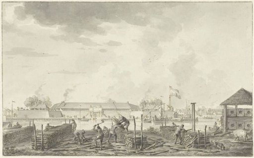 The Castle at Batavia, seen from the Houtkrap