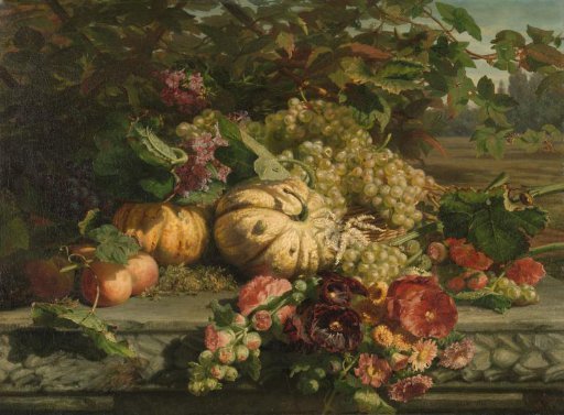 Still Life with Flowers and Fruit