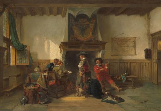 Soldiers in a Guardsroom
