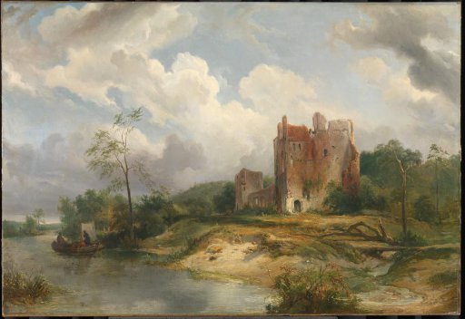 River Landscape with Ruin