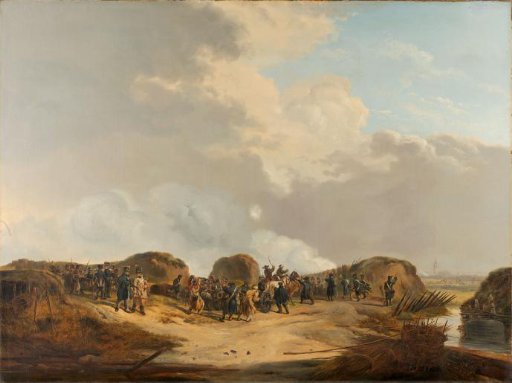 The Demilune constructed at the Siege of Naarden, April 1814