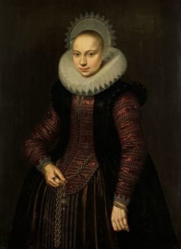 Portrait of Brechtje Overrijn van Schoterbosch (1592-1618)