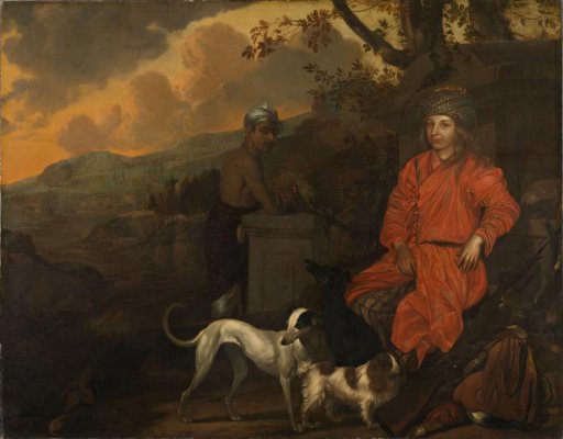 Portrait of Philippus Baldaeus and Gerrit Mossopotam