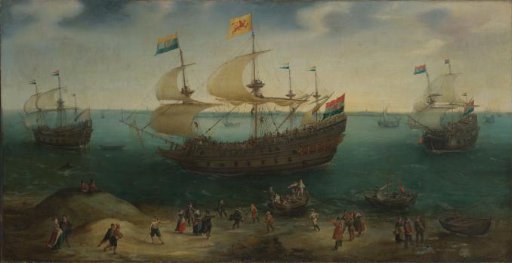 The Amsterdam Four-Master ‘De Hollandse Tuyn’ and Other Ships on their Return from Brazil under the Command of Paulus van Caerden