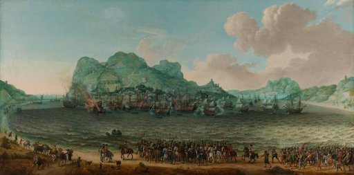 Victory over the Spanish near Gibraltar by a Fleet Commanded by Admiral Jacob van Heemskerck, 25 April 1607