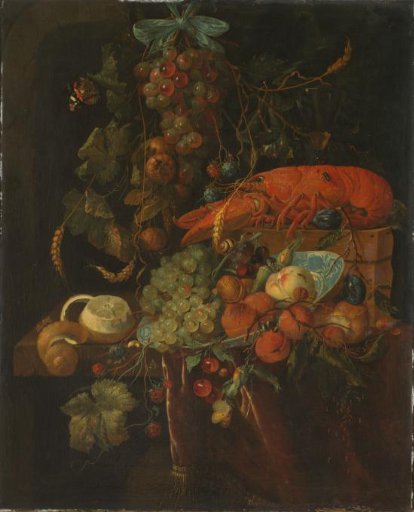 Still Life with Fruit and a Lobster
