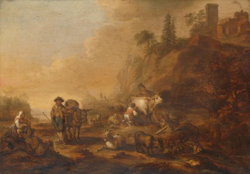 Landscape with Herdsmen and their Droves