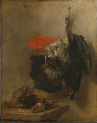 Still Life with Parrot and Snipes