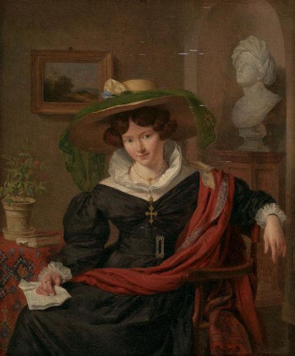 Portrait of Carolina Frederica Kerst