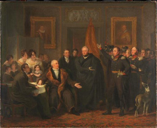 Triumvirate Assuming Power in the Name of the Prince of Orange, 21 November 1813
