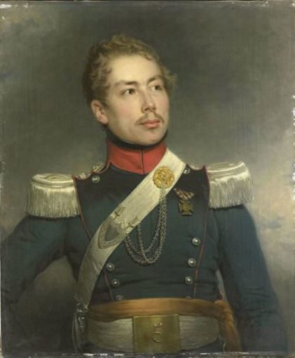 Christian Edouard Fraser (1812-79), Second Lieutenant of the 5th Dragoon Regiment