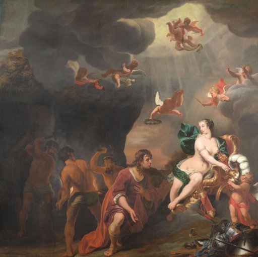 Aeneas Receiving a New Set of Armour from Venus