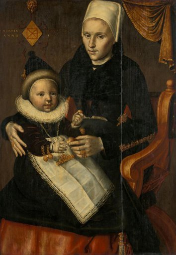 Mother and Child in Noord-Holland Costume