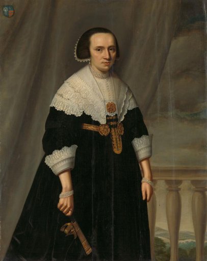 Portrait of a Woman, probably Machtelt Bas (?-1681)