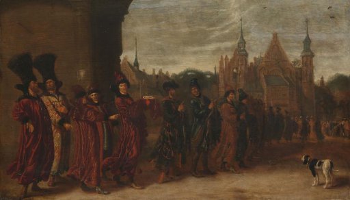The Legation from the Tsar of Muscovy on its Way to a Meeting of the States-General in The Hague