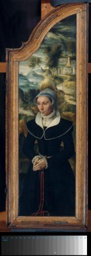 Wing of a Triptych with the Portrait of Elisabeth Canneel