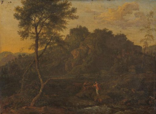 Nymph and Shepherd Making Music in a Landscape