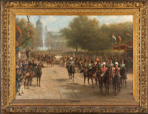 The Frederiksplein, Amsterdam, during the Entry of Queen Wilhelmina, 5 September 1898