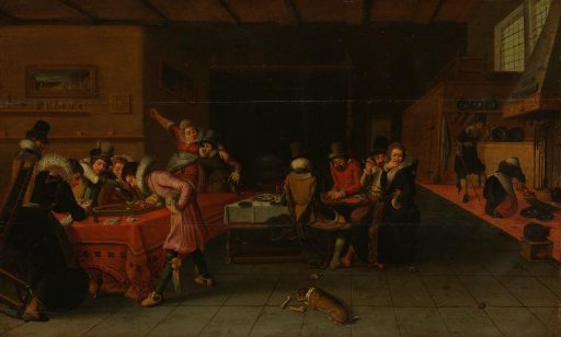 Interior with Gamblers and Drinkers