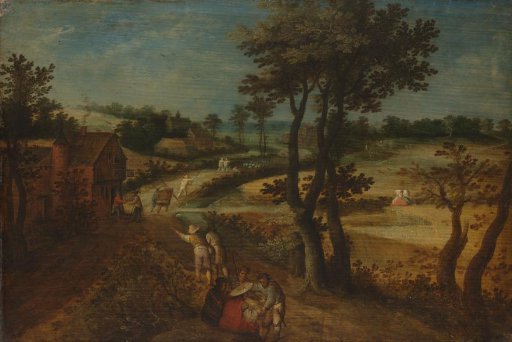 Landscape with Corn Fields