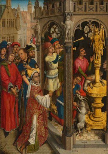 Augustinus Offering to an Idol of the Manichaeans (?)