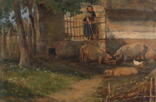 Pigs in a Barnyard