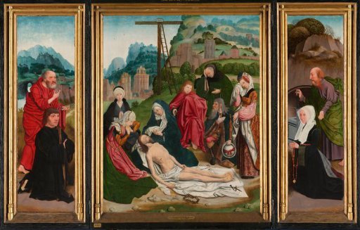 Triptych with the Lamentation