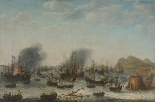 The Defeat of the Spanish at Gibraltar by a Dutch Fleet under the Command of Admiral Jacob van Heemskerck, 25 April 1607
