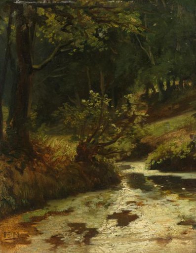 Stream in the Woods near Oosterbeek