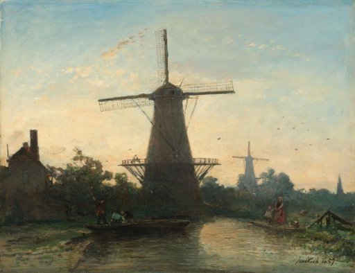 Windmills near Rotterdam