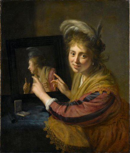 Girl at the Mirror
