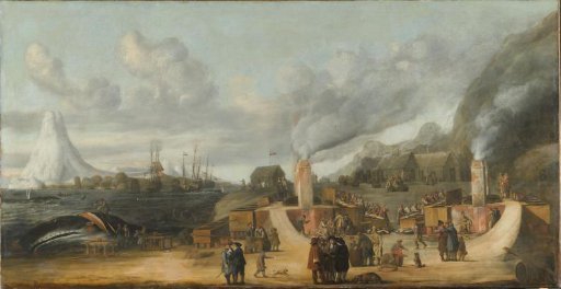 The Whale-oil Refinery near the Village of Smerenburg
