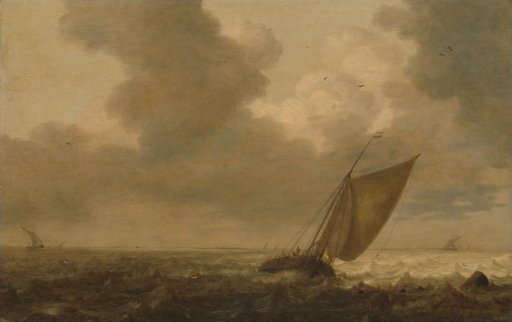 A Packet-Boat Sailing before the Wind