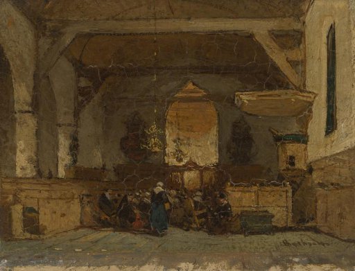 Interior of the Church in Maasland