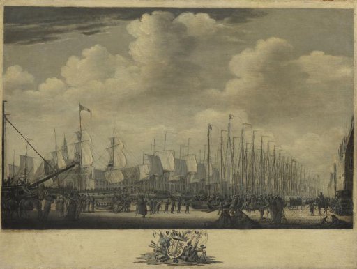 Mustering the Fleet in the Harbor of Vlissingen, 1804