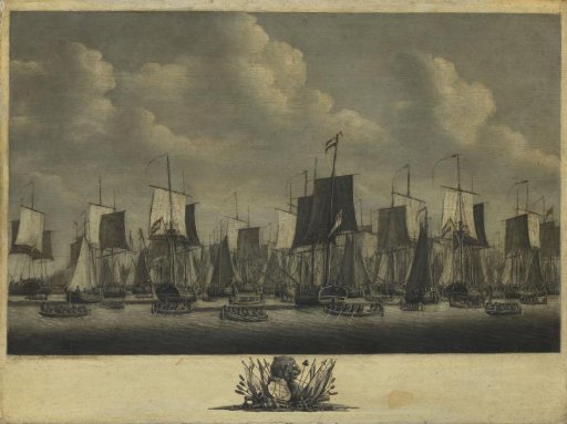 The Fleet Leaving the Port of Vlissingen, 1804