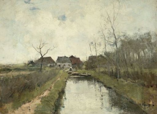 Cottage by a Canal