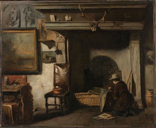 The Studio of the Haarlem Painter Pieter Frederik van Os
