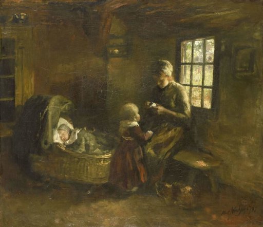 'At the cradle'