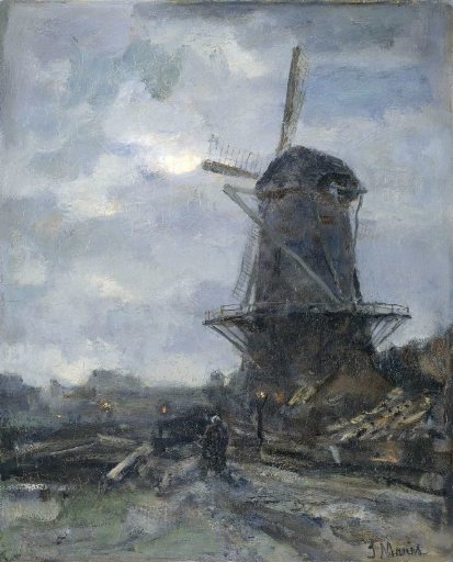 Mill by Moonlight
