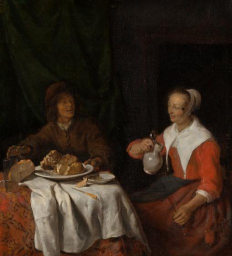 Man and Woman at the Breakfast Table