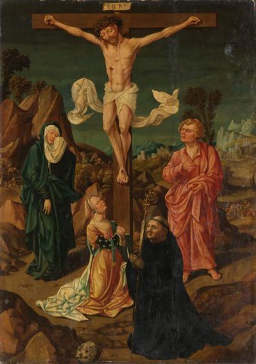 Crucifixion with the Virgin, Saint John, Mary Magdalene, a Donor