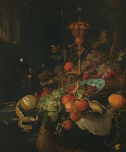 Still Life with Fruit and a Beaker on a Cock's Foot