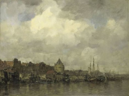 The Schreierstoren on the Buitenkant in Amsterdam