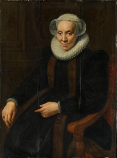 Portrait of Maria van Utrecht (c. 1552/53-1629)