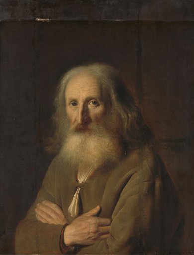 An Old Man with Folded Arms