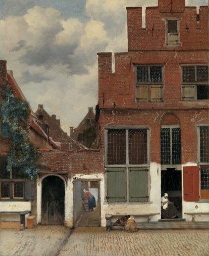 View of Houses in Delft, Known as 'The Little Street'