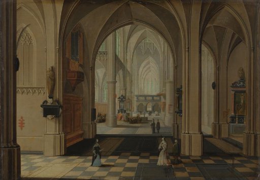 Interior of an Imaginary Gothic Church, Looking East