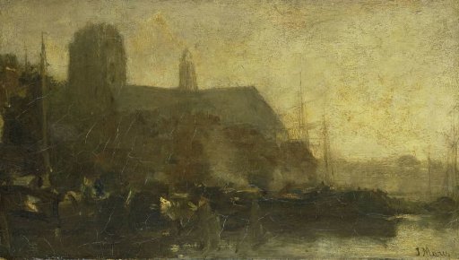 Ships in the Harbour of Dordrecht